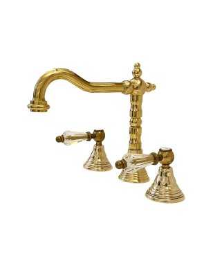 Faucets in solid brass - 6003 Queen 3-hole