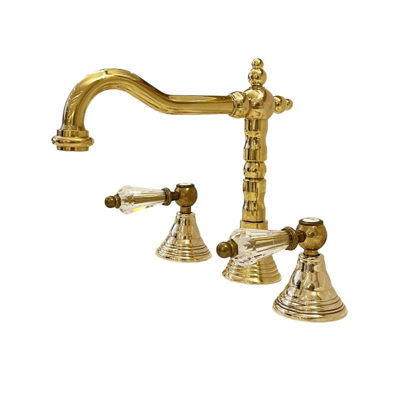 Faucets in solid brass - 6003 Queen 3-hole