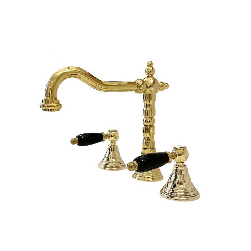 Faucets in solid brass - 6003 Onyx 3-holes
