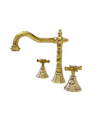Faucets in solid brass - 6003 Waterspring  3-hole