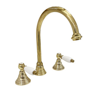 Armaturer i massiv messing - 6004 Penelope 3-huls