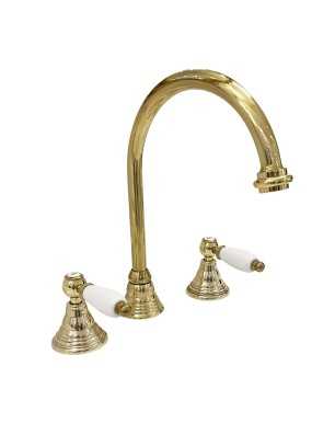 Faucets in solid brass - 6004 Penelope 3-hole