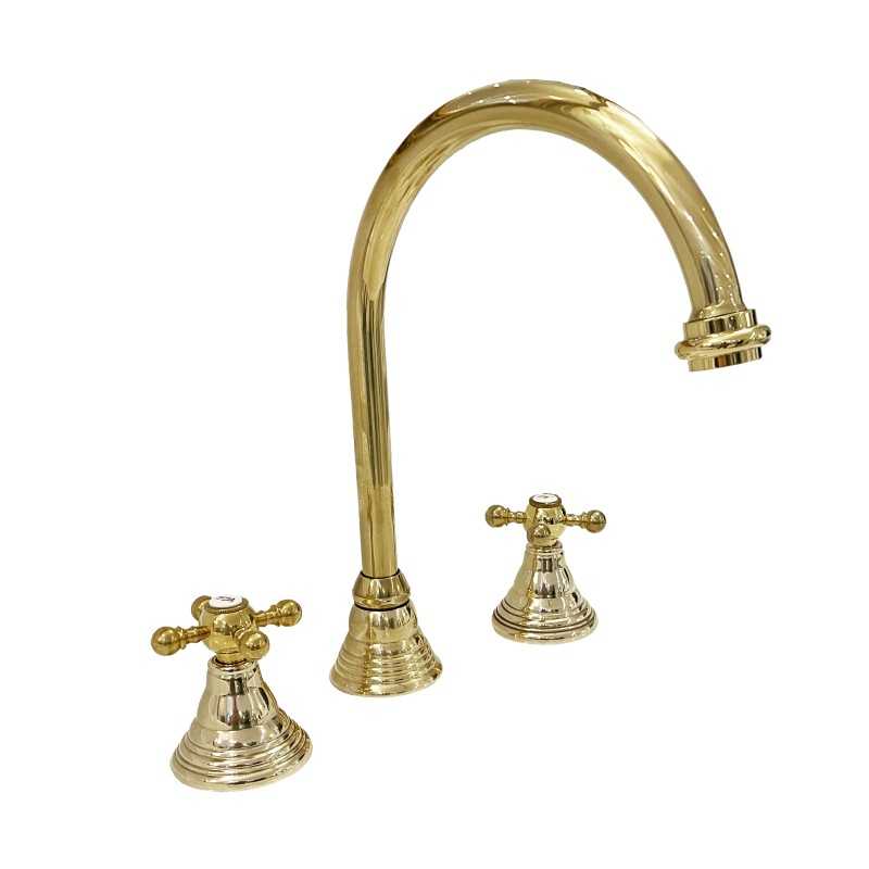Faucets in solid brass - 6004 Ulisse 3 hole