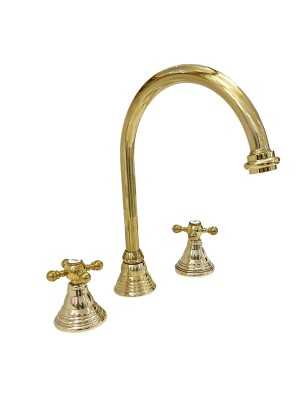 Faucets in solid brass - 6004 Ulisse 3 hole