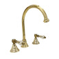Faucet in solid brass - 6004 Dronning 3-holes Faucet in solid brass - 6004 Dronning 3-holes