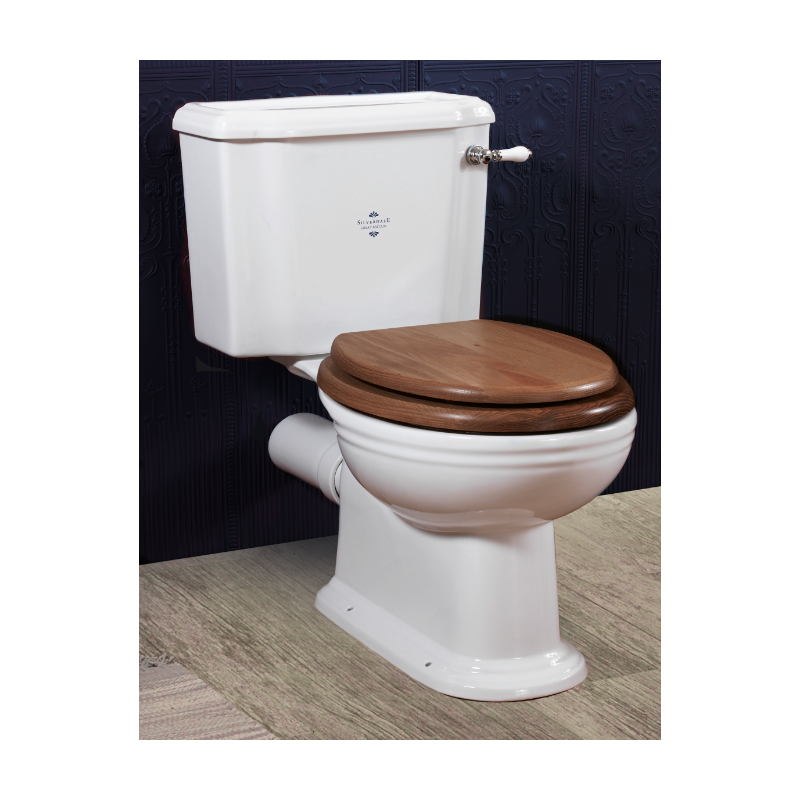 Viktorianische Toilette mit festem Spülkasten