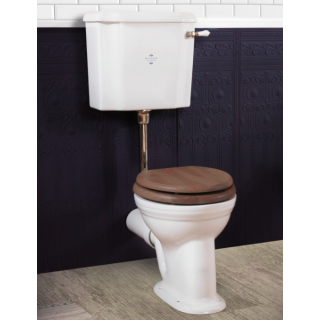 Toilette vittoriana con cassetta bassa