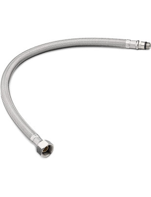 Connection hose stainless steel flex M10 x 3/8" x 350 mm| Bellistri ApS