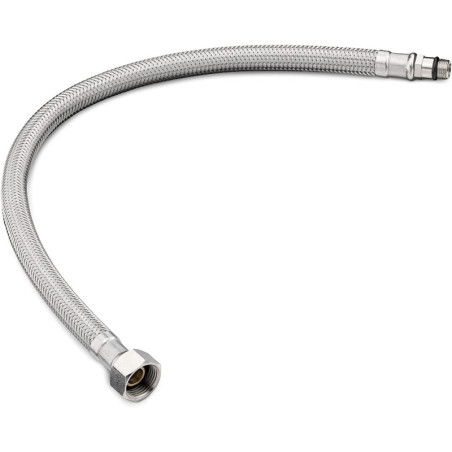 Connection hose stainless steel flex M10 x 3/8" x 350 mm| Bellistri ApS