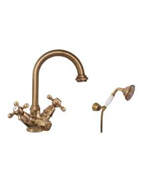 Faucets in solid brass - 62071-S-3V Ulisse 1 hole