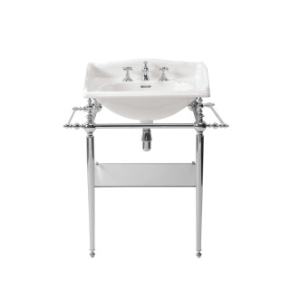 Lavabo grande victoriano sobre estructura