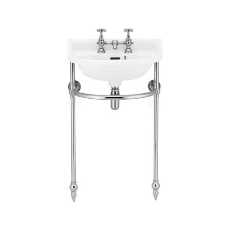 Victorian small washbasin on frame