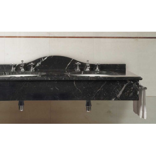 Consolle Lavabo Doppio Cambridge – Lavabo in Marmo Naturale