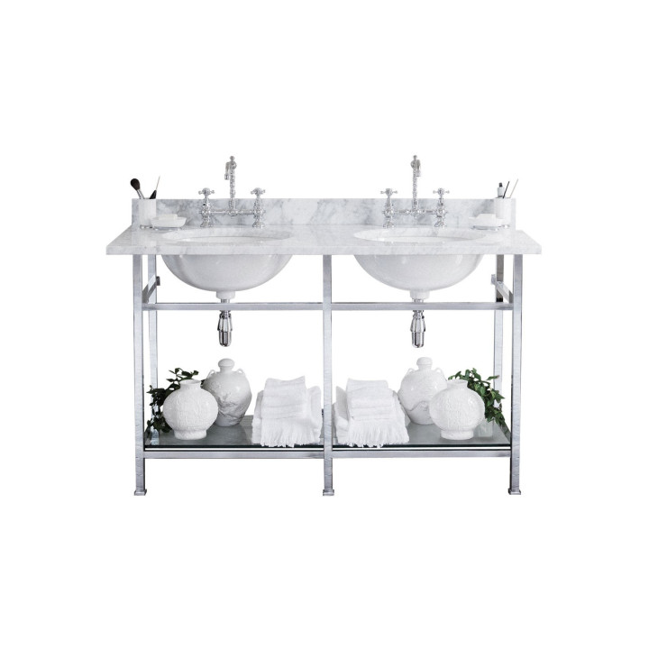 Celine lavabo doble sobre estructura 1500 x 600