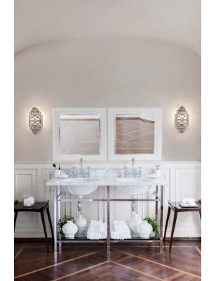 Celine double lavabo sur cadre 1100 x 600