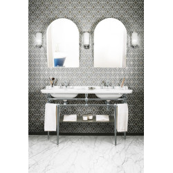 Dubbel handfat på ställning Cézanne