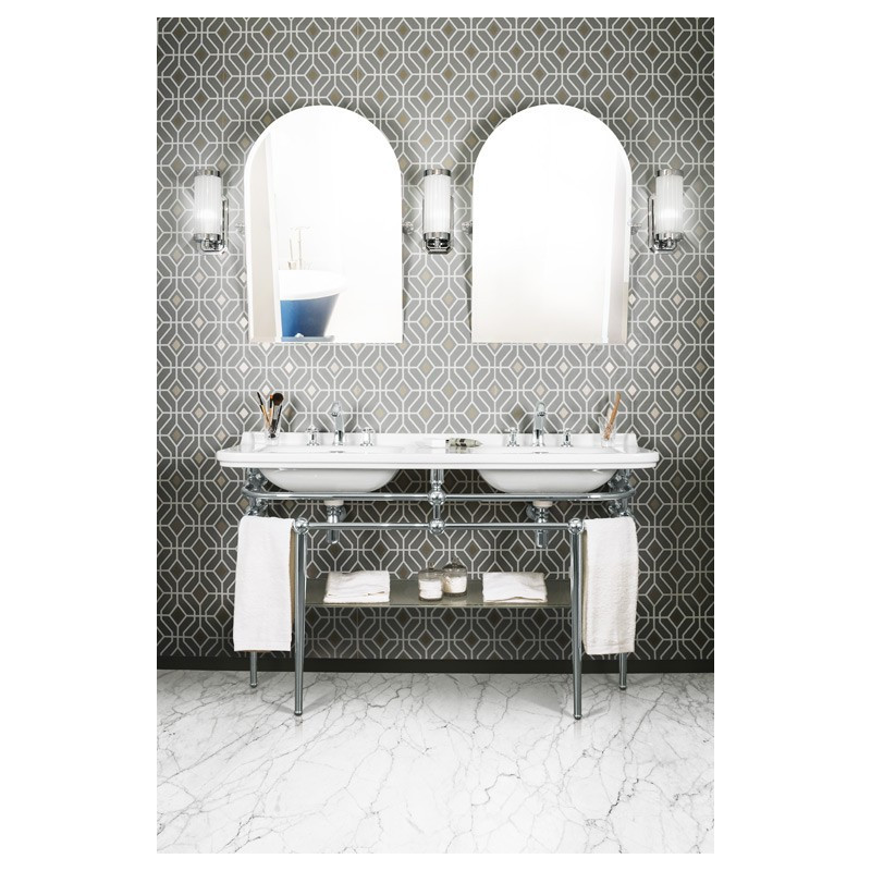 Cézanne double lavabo sur cadre Cézanne double lavabo sur cadre