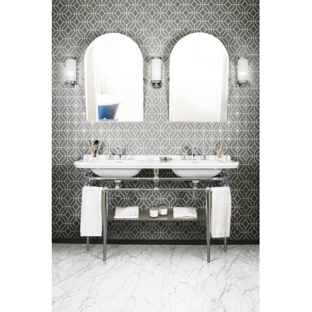 Double washbasin on frame Cézanne