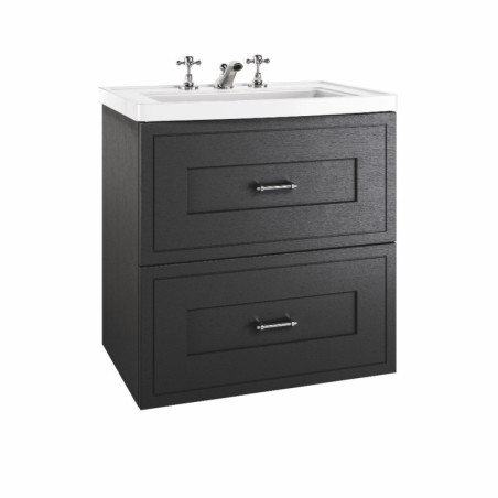 Bathroom Furniture Fradley - Large wall hung 2 drawer