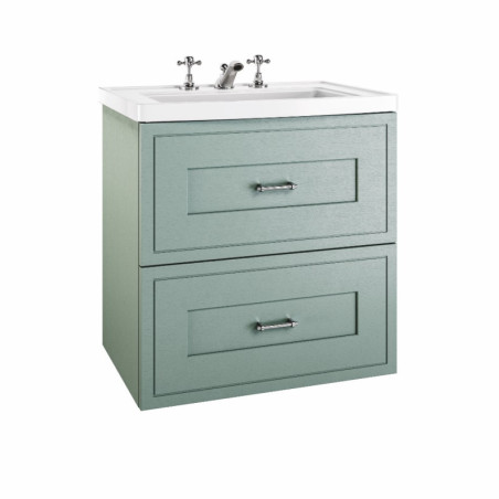 Bathroom Furniture Fradley - Large wall hung 2 drawer