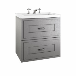 Fradley Large Wall-Hung Vanity – 2 Drawers & Integrated Ceramic Basin
