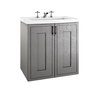 Fradley Large Wall-Hung Vanity – 2-Doors Cabinet with Ceramic Basin