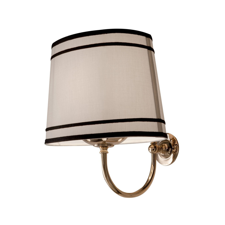 Lampada da parete Black Cloud — Applique con paralume in tessuto e finiture nere | Bellistri ApS