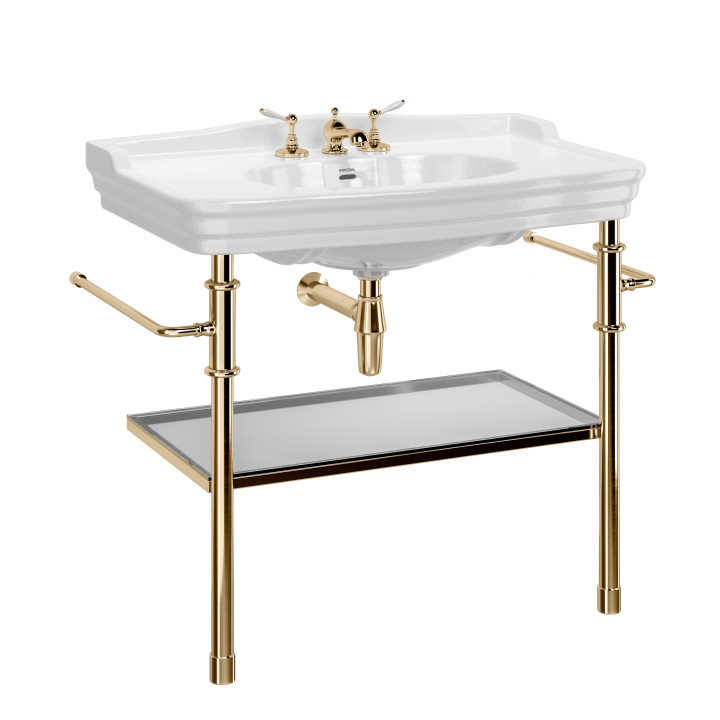 Charlotte 1000 lavabo sobre bastidor – Cromo, Latón, Níquel, Bronce, Cobre y Oro