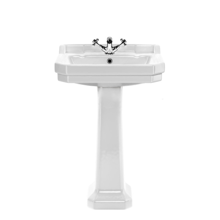 Lichfield Gran lavabo – pedestal, 1 y 3 agujeros