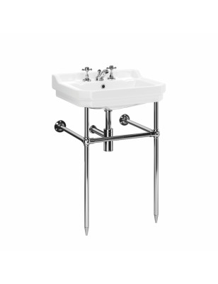 Sink on frame Lichfield – Classic console sink in chrome, brass, nickel, bronze, copper & gold