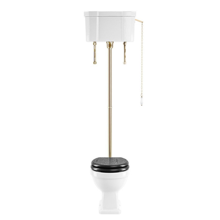 Toilette Lichfield con cassetta alta – catena classica