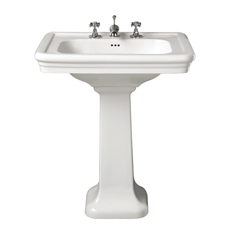 Venice Small sink – pedestal, 1 and 3-hole