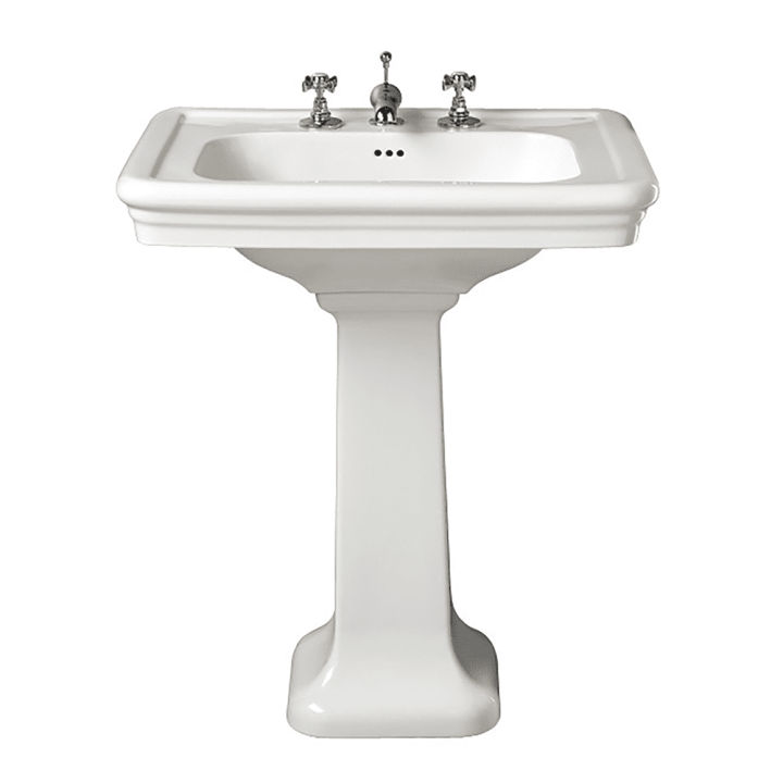 Venice Pequeño lavabo – pedestal, 1 y 3 agujeros