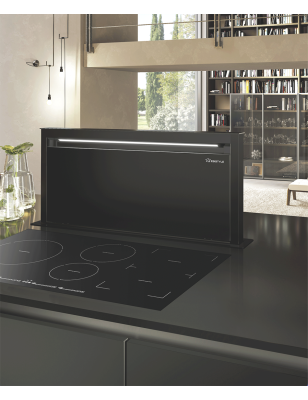 Campana Extractora Downdraft Eclipse 60 Total Negro