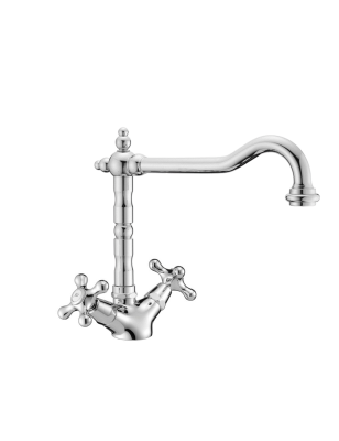 30575 Amelie – Solid-Brass Two-Handle Faucet with Swivel Spout