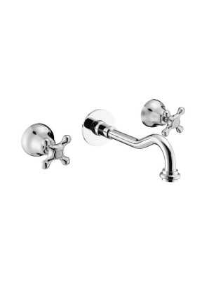 Faucet in solid brass - 30543 Amélie for wall mounting | Bellistri ApS