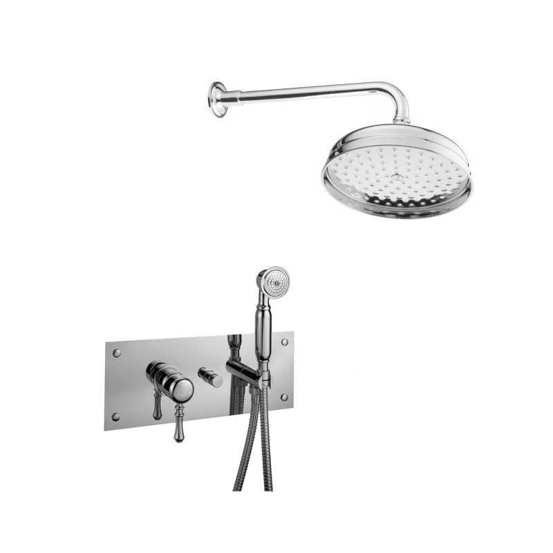Douche en laiton massif - 6022 Monté au mur Florence Douche en laiton massif - 6022 Monté au mur Florence