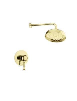 Douche en laiton massif - 6021 murale Florence | Bellistri ApS