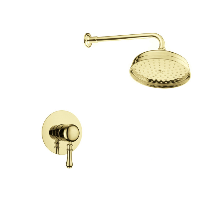 Massivmessing-Dusche – 6021 Florence zur Wandmontage