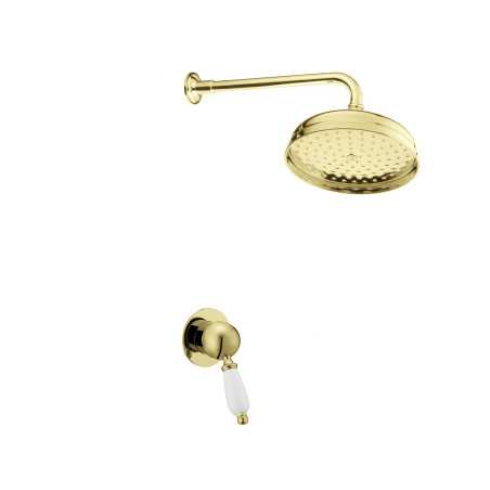 Doccia in ottone massiccio - 6021 Montato a parete Venice