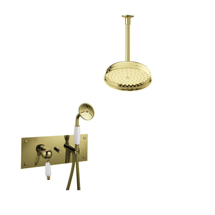 Душ из цельной латуни - 6022 Loft Mounted Venice | Bellistri ApS