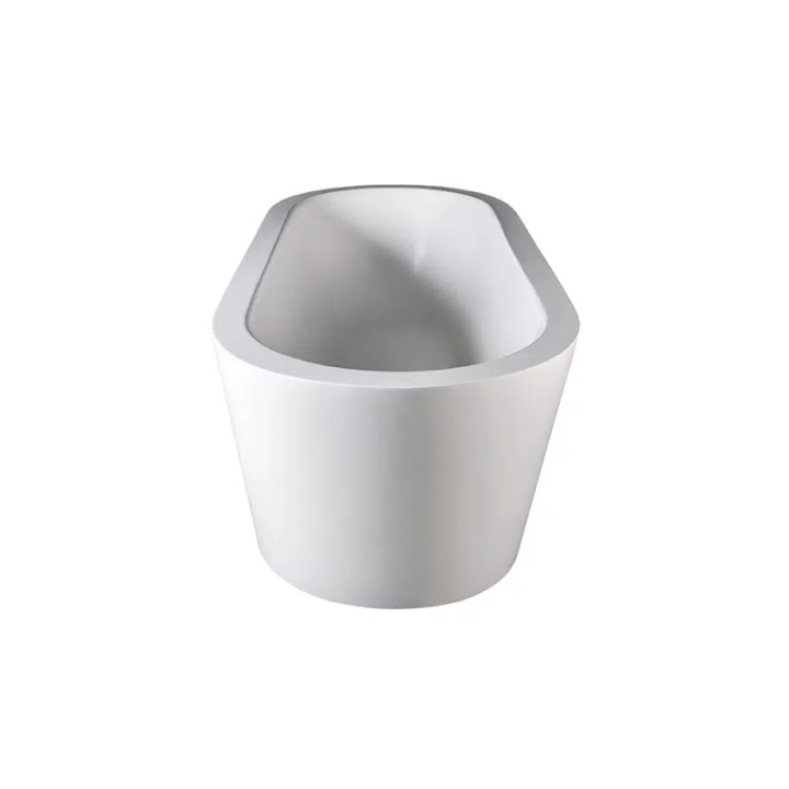 Badkar i kvarts – Perth | Fristående dubbeländad solid yta badkar