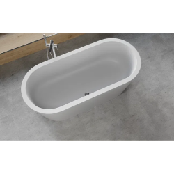 Ванна из кварца – Перт | Отдельно стоящая двусторонняя ванна из твердой поверхности