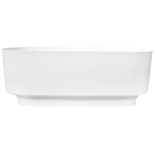 Bathtub in Quartz – Maasai | Freestanding Solid Surface Tub with Sculpted Base