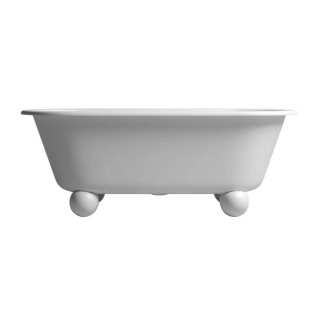 Badewanne aus Quarz – Liberty | Freistehende Badewanne mit Kugelfüßen