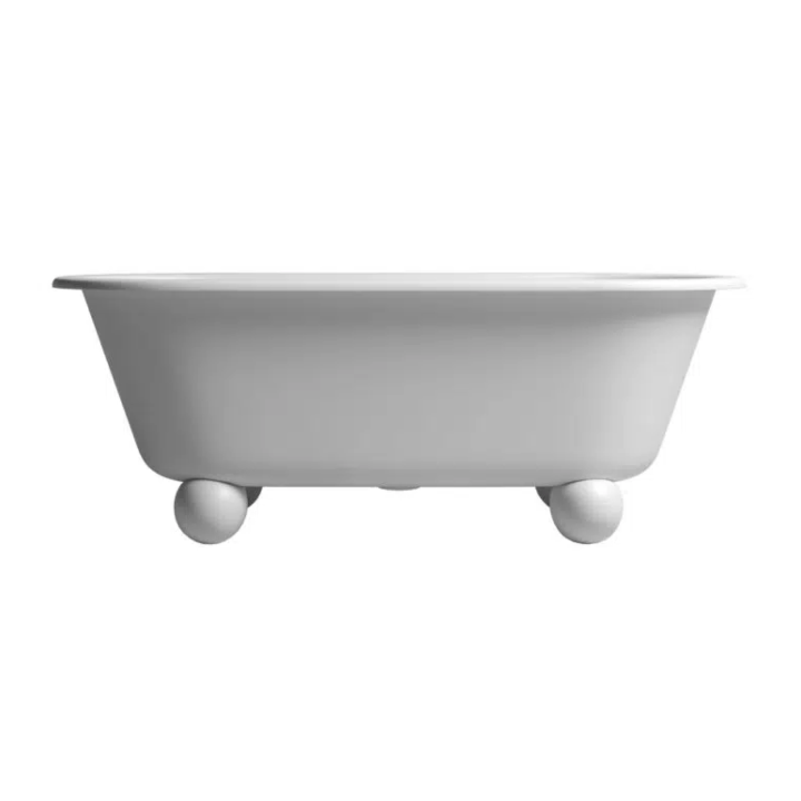 Bathtub in Quartz – Liberty | Freestanding Solid-Surface Tub on Ball Feet
