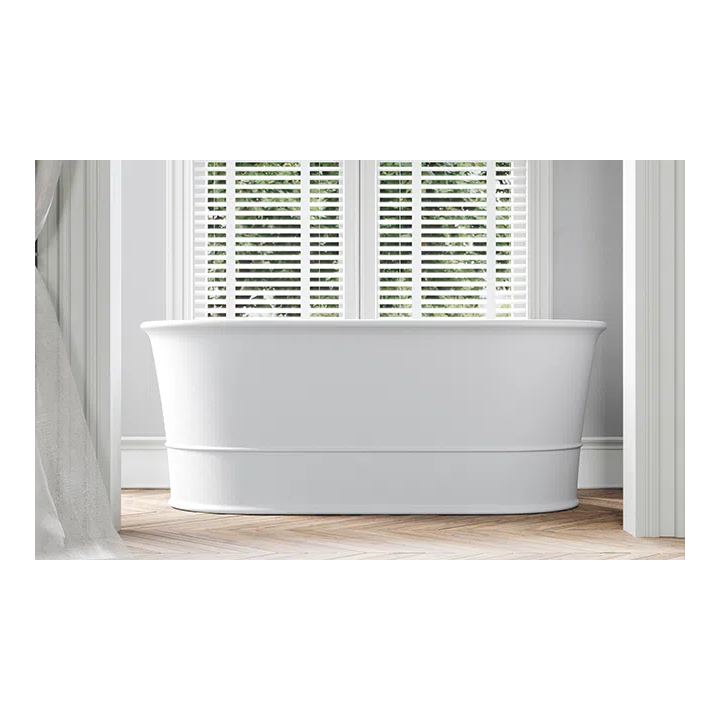 Badkar i Kvarts – Julia | Fristående Badkar med Massiv Yta