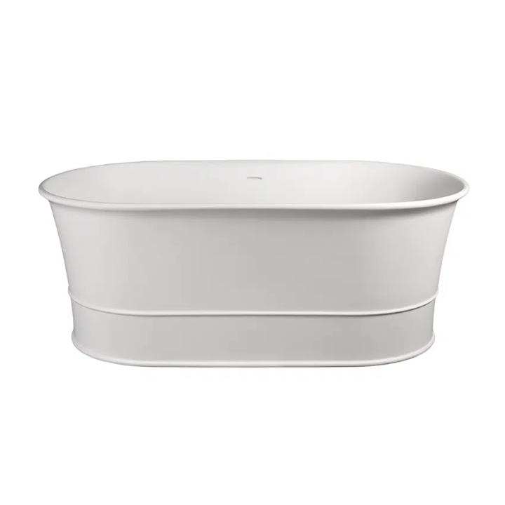 Badkar i Kvarts – Julia | Fristående Badkar med Massiv Yta