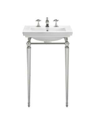Sink on frame Astoria Deco Small | Compact classic console sink in chrome, brass, nickel, bronze, copper & gold