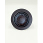 Strainer waste for kitchen sink mat black